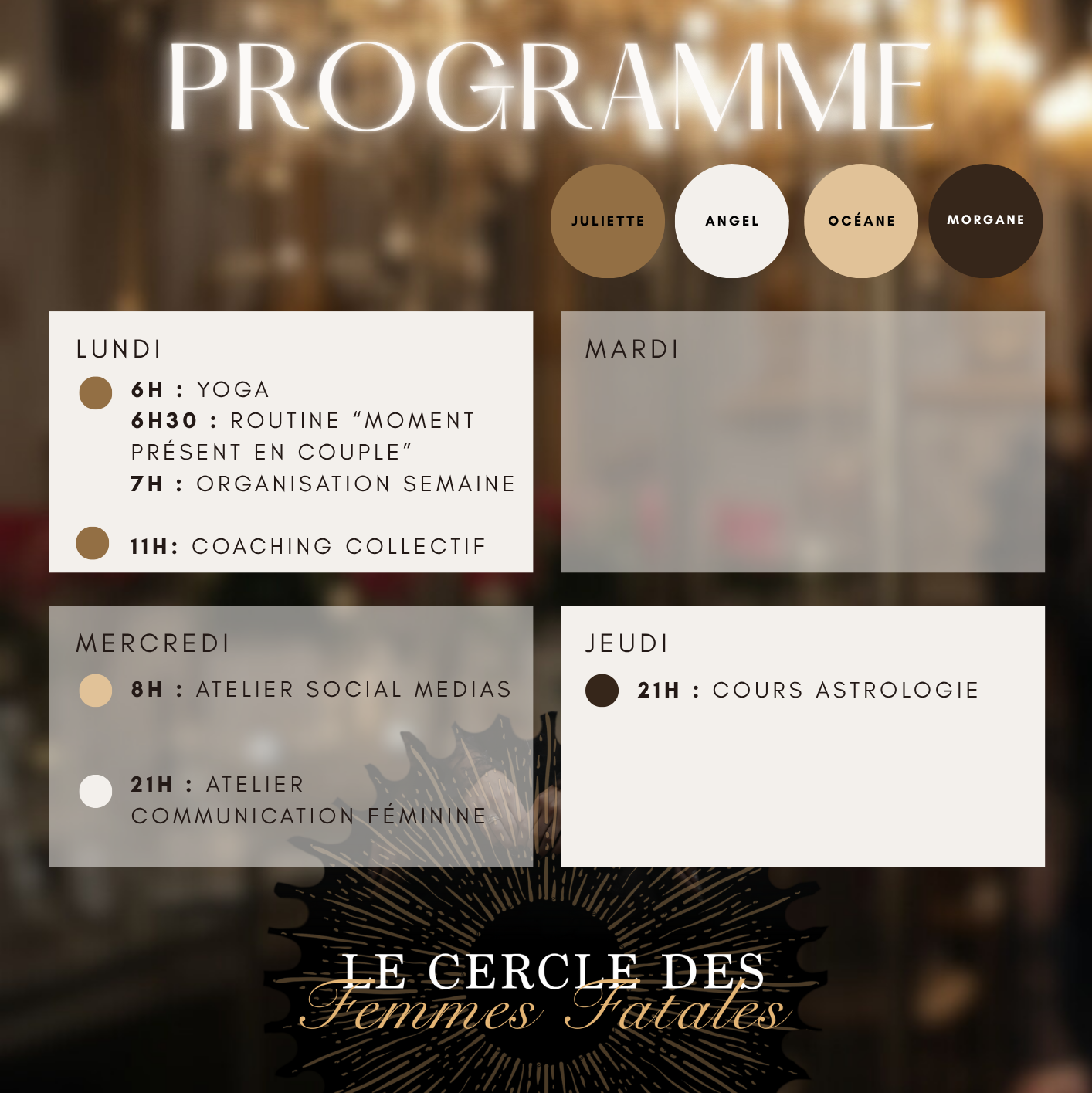 Cercle des Femmes Fatales